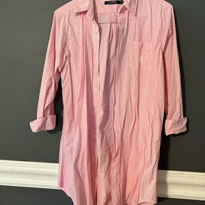 Ralph Lauren Pink Striped Casual Shirt